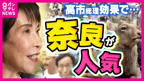 newsランナー “サナ活”で盛り上がる奈良　高市総理カード付きの「サナ活ランチ」　土産物店ではグッズがずらり　追い風の一方で逆風も