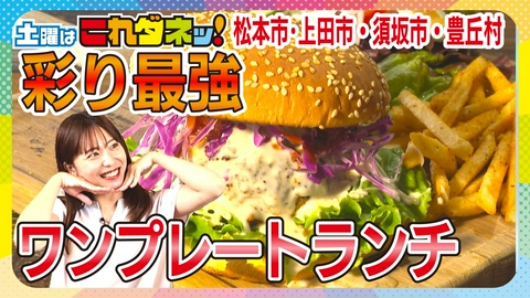土曜はこれダネッ！ 食欲アップ！カラフル♪ワンプレートランチ