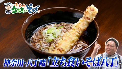 ドランク塚地のふらっと立ち食いそば 神奈川・八丁畷　ガード下 立ち食いそばラプソディー
