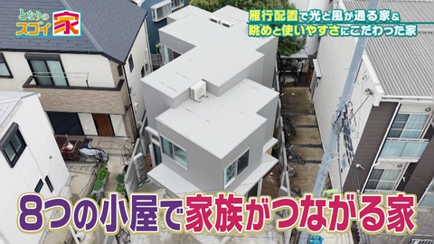 となりのスゴイ家 天井高5m！桜と竹林楽しむLDK▼8つの小屋と謎のハシゴ