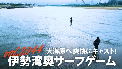 THEフィッシング 大海原へ爽快にキャスト！伊勢湾奥サーフゲーム