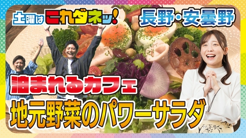 土曜はこれダネッ！ 【土曜はこれダネッ！】安曇野めぐり！手作りハーブ園濃厚アイス