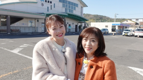金バク！ 松本明子とJR志度駅周辺でお宝探し！