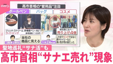 日テレNEWSセレクト 【なるほどッ！】愛用品に注文殺到 高市首相“サナエ売れ”現象 聖地巡礼“サナ活”も