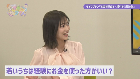 篠崎彩奈のマネータイム 篠崎彩奈の積立事情は…？「お金を貯める・増やす仕組み化」についてお勉強しよう！