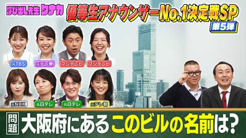 呼び出し先生タナカ 全キー局元エースアナが大集合！懐かしニュース＆名実況Q