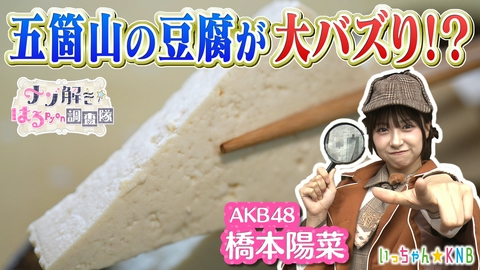 ナゾ解き☆はるpyon調査隊 五箇山の豆腐が大バズり！？の謎