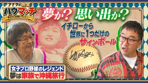 アナタのお宝ハウマッチ〜夢を叶える買取バラエティー〜 野球界のレジェンド宅から大スターのお宝！