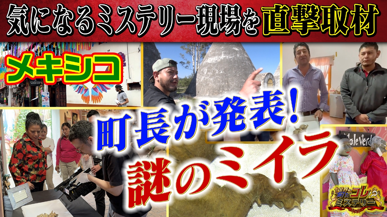 世界の何だコレ！？ミステリー 7月9日(水)放送分 メキシコ直撃取材