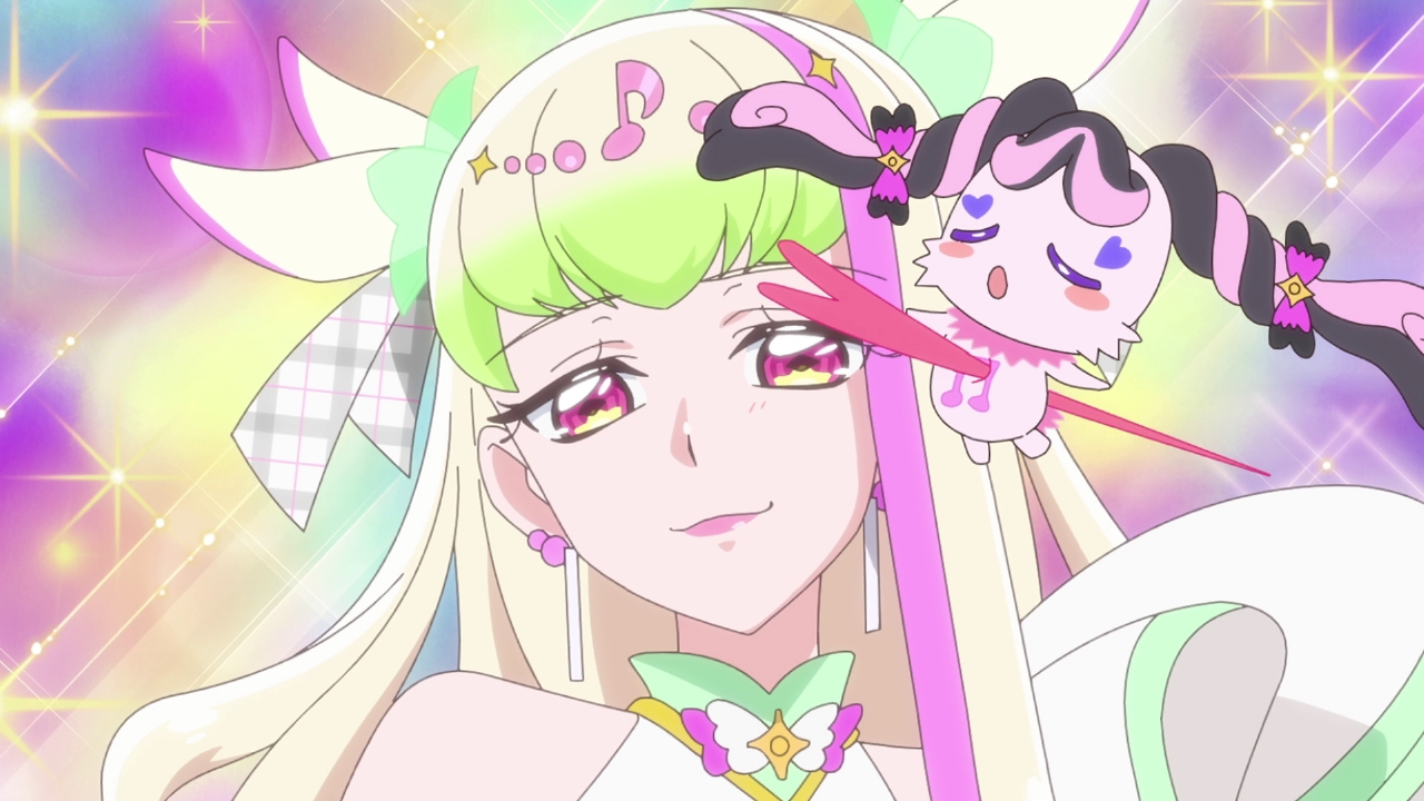 アイドルプリキュアズキューン&キッス プリキュアキラルンリボン キュアズキューン＆キュアキッス