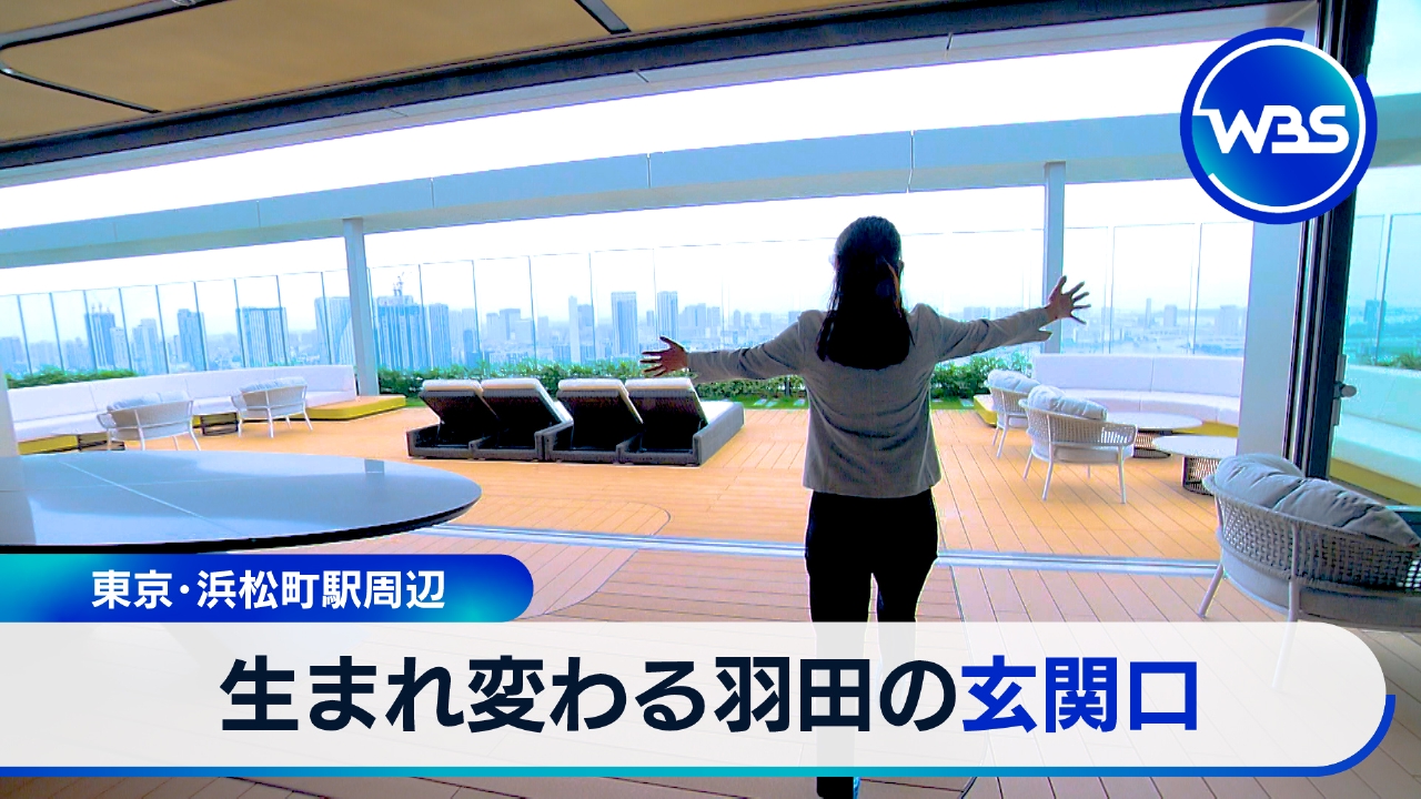 WBS（ワールドビジネスサテライト） 6月12日(木)放送分 羽田の玄関