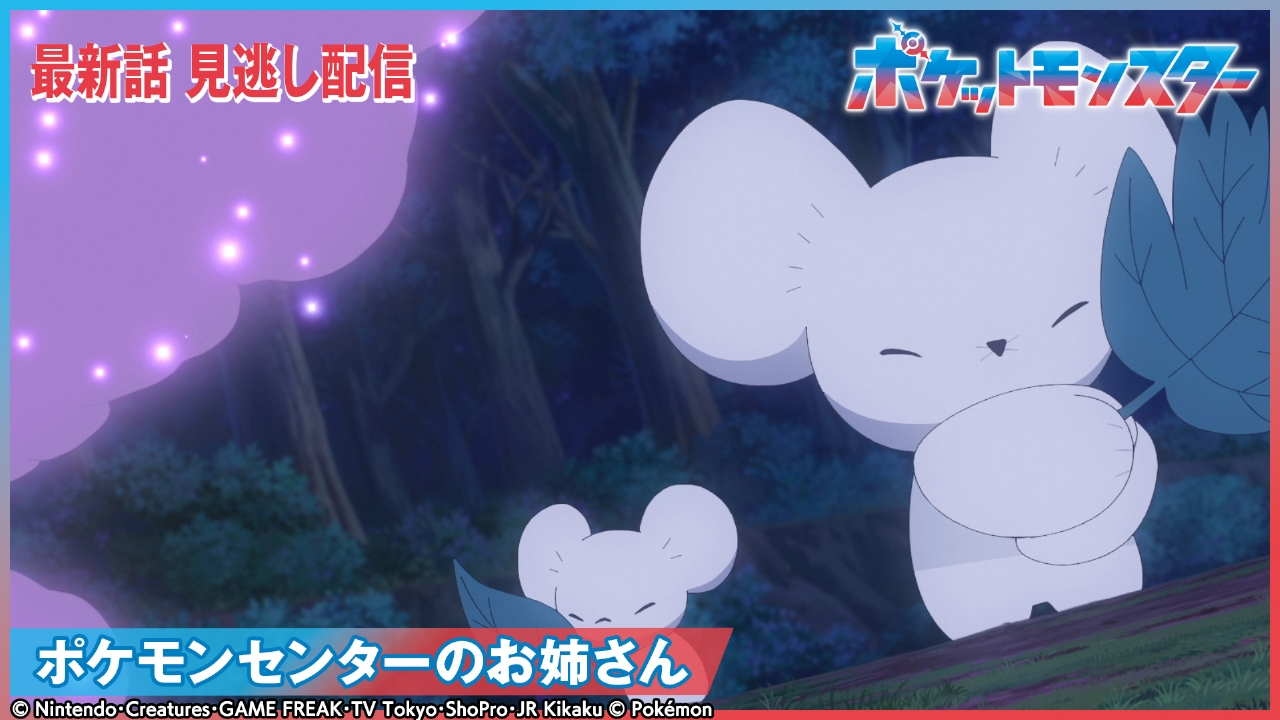 ポケットモンスター 5月2日(金)放送分 ポケモンセンターのお