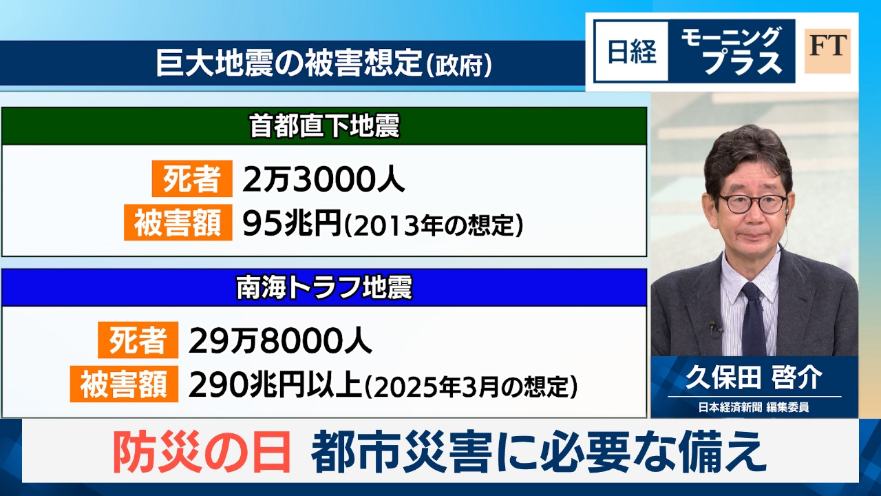 日経モープラFT 9月1日(月)放送分 防災の日 都市災害に必要な備え｜報道／ドキュメンタリー｜見逃し無料配信はTVer！人気の動画見放題