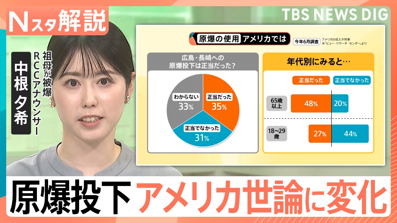 TBS NEWS DIG Powered by JNN 8月6日(水)放送分 広島被爆80年 核兵器