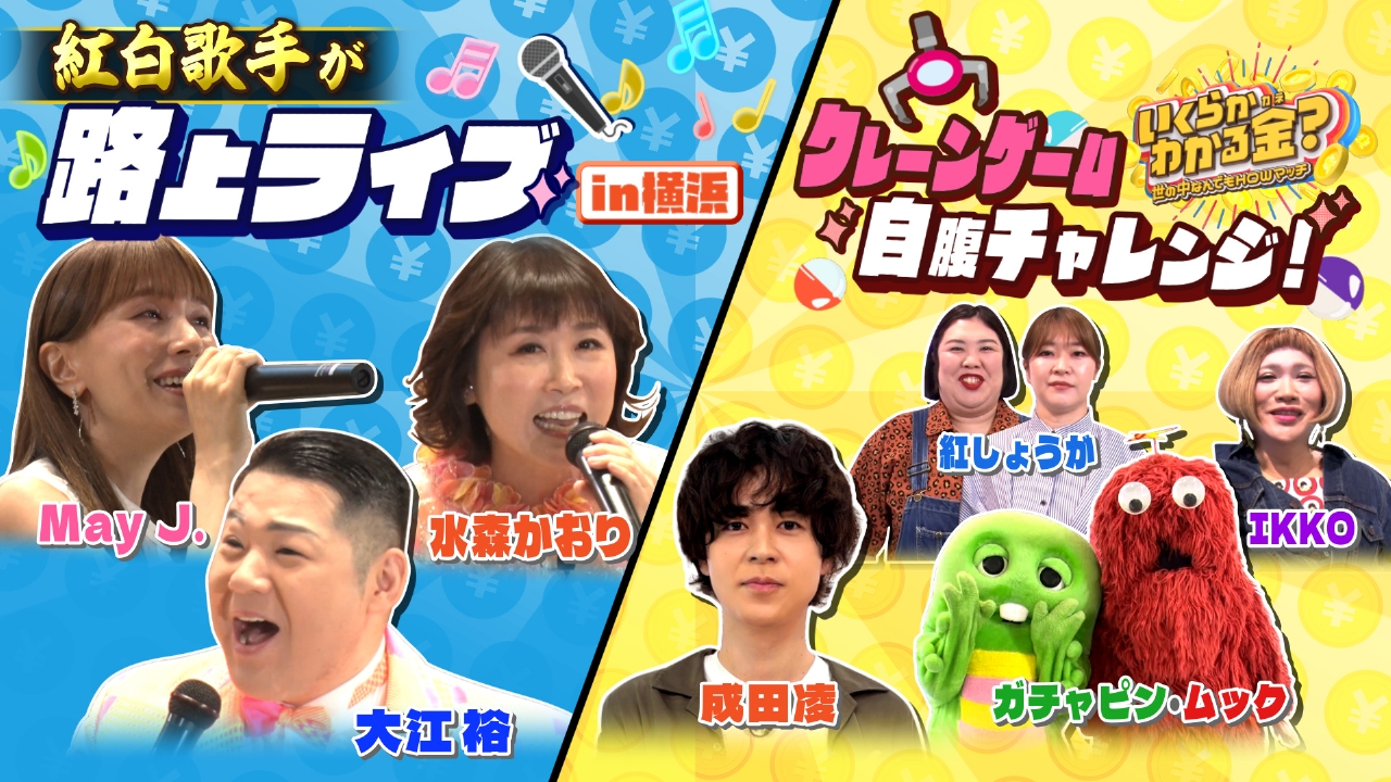いくらかわかる金？ 6月28日(土)放送分 自腹クレーンゲーム対決！紅白
