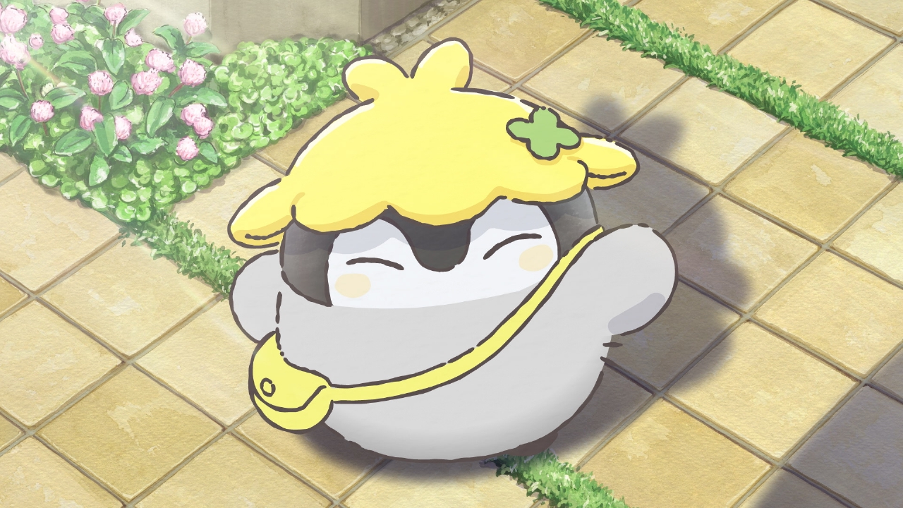 でんちゃん 10月ページ ゴレンジャー×コウペンちゃん トラベルステッカー②アオ